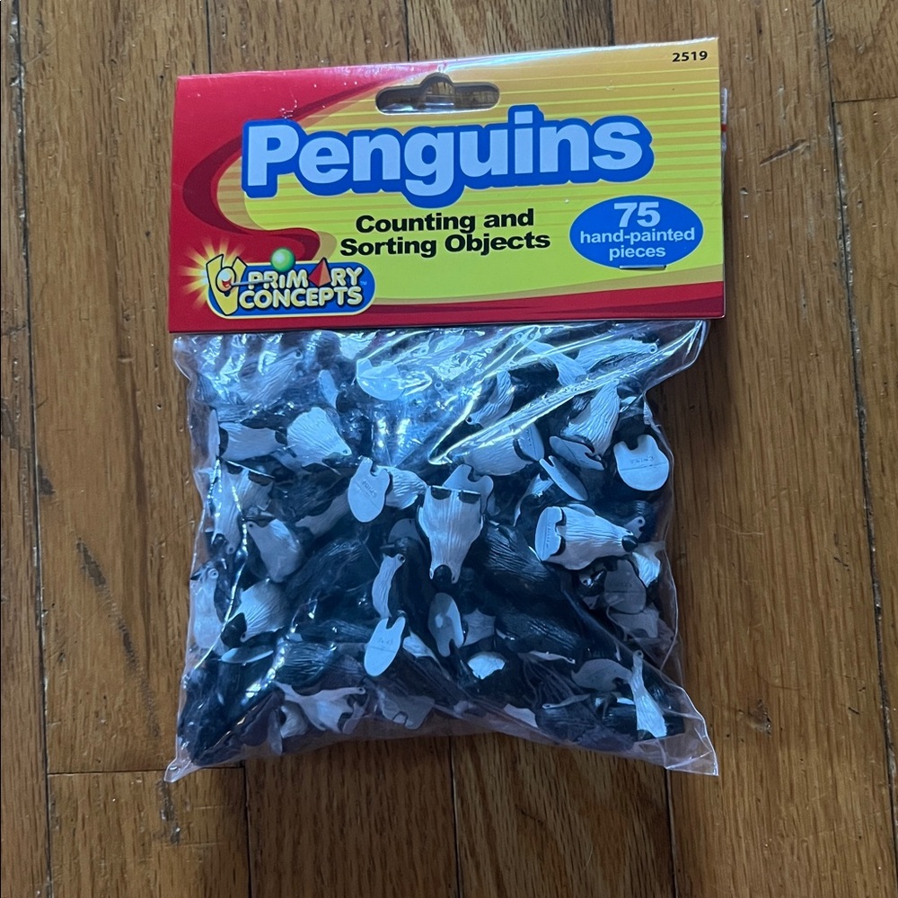 NEW Primary Concepts Penguins Counting and Sorting Objects 75 pieces Homeschool